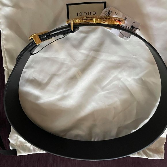 $80 0FF~GUCCI Marmont Caiman Women\'s Belt main image 4
